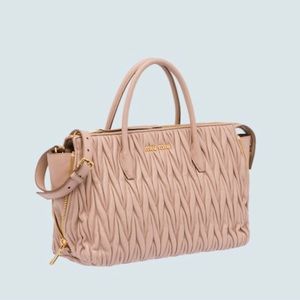 Authentic MiuMiu Nappa Leather Handbag